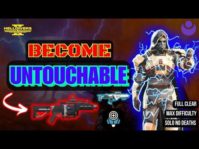 HELLDIVERS 2: I AM THE CONDUIT – De-Escalator Build Deathless Solo vs illuminate max difficulty