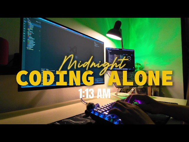 CODING ALONE 🌙 | 2H Coding Music | Build home page