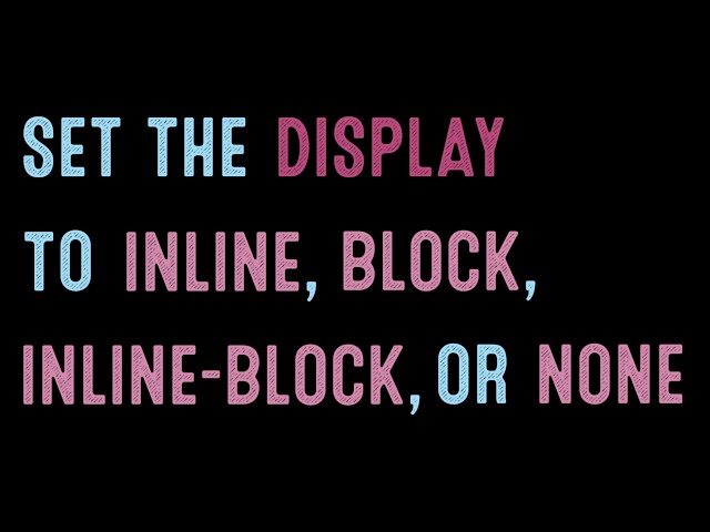 Designers Learn Code: Inline vs. Block Elements