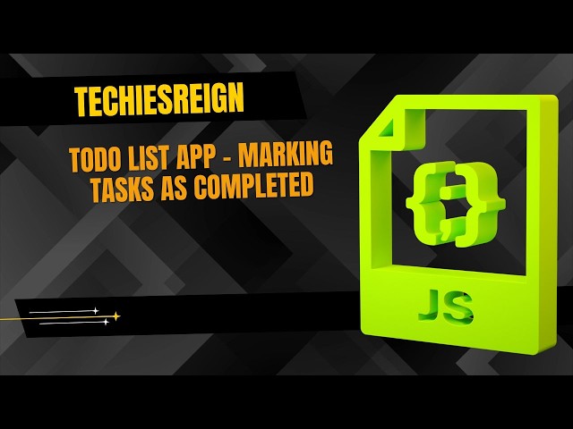Todo App - Marking Tasks As Completed