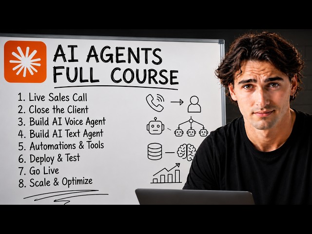 AI AGENTS FULL COURSE 8 HOURS: Build & Sell (2026)