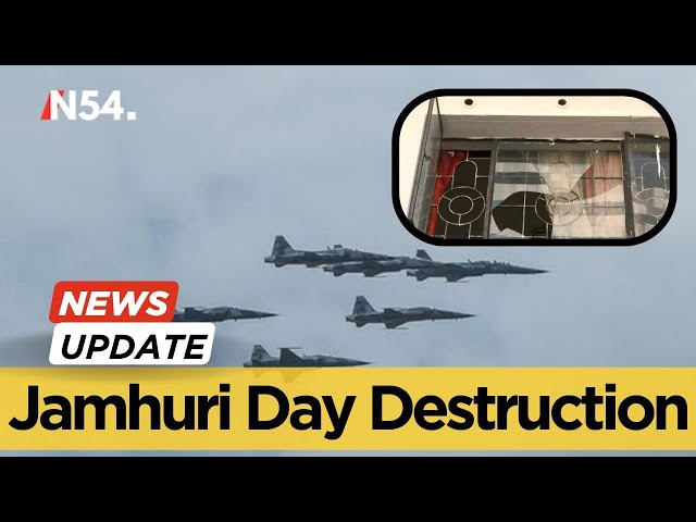 KDF fighter jet causes panic, damages homes over Nairobi During Jamhuri Day Show – News54