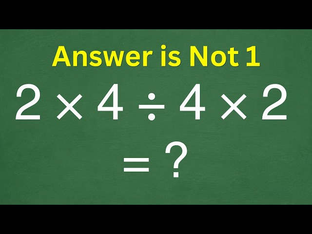 Maybe 1 in 10 People Can Solve This Math Problem!