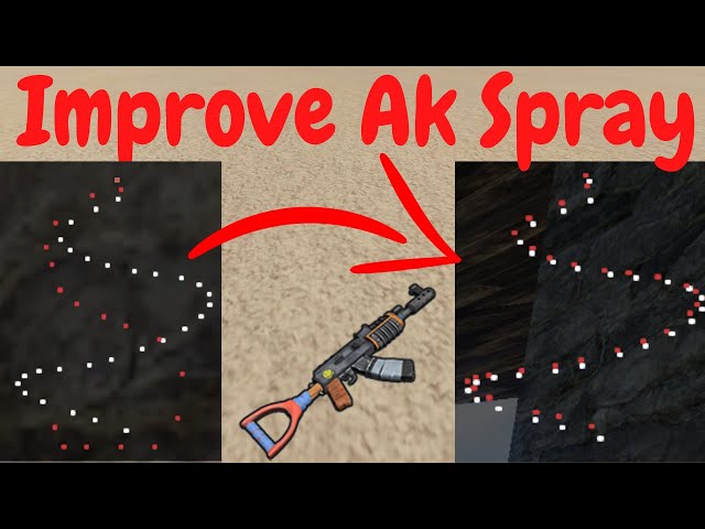 How To Improve AK Spray In Rust!  (Rust Recoil Tips)