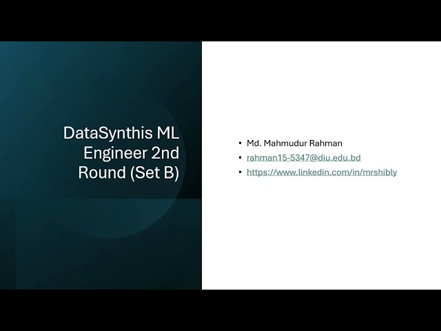 DataSynthis_ML_task_2nd_round