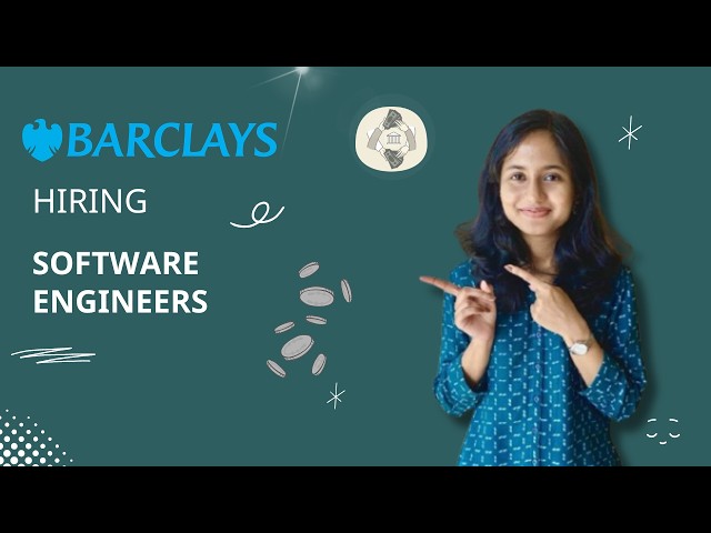 Barclays Hiring Software Engineers