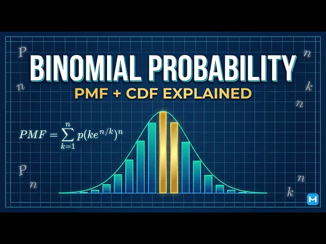 Binomial Probability Calculator - Visual Guide to PMF & CDF