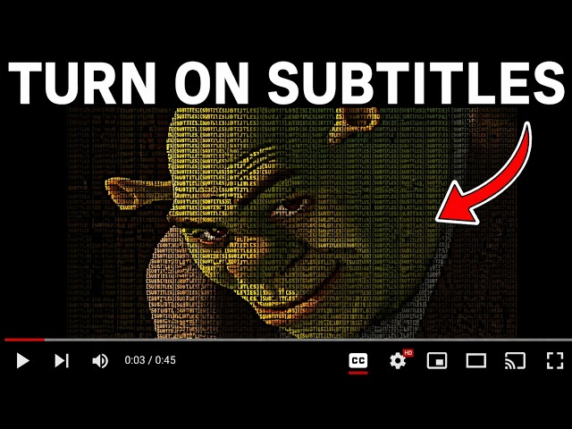 I Animated This Entire Video using ONLY Subtitles