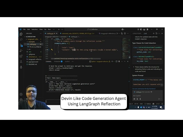 Devin Like Code Generation Agent Using LangGraph Reflection