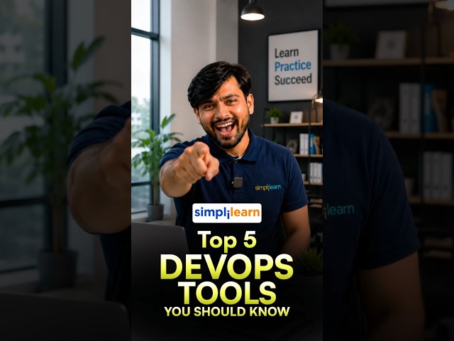Top 5 DevOps Tools For Beginners | 5 Essential DevOps Tools Every Developer |#Shorts | #Simplilearn