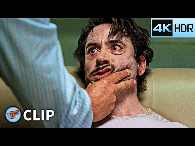 Obadiah Stane Steals Tony Stark's Arc Reactor Scene | Iron Man (2008) 4K HDR Movie Clip