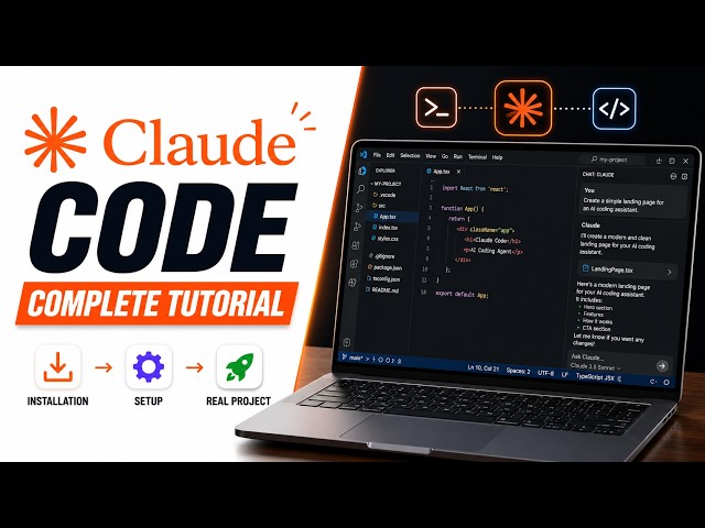 Claude Code Complete Tutorial | Installation, Setup & End-to-End Real Project Workflow
