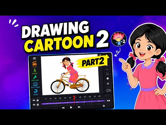 Drawing Cartoon 2 Full Tutorial 2026 | 2d Cartoon Animation Full | Part 2 