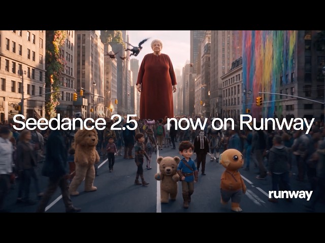 Seedance 2.5 is Now Available on Runway