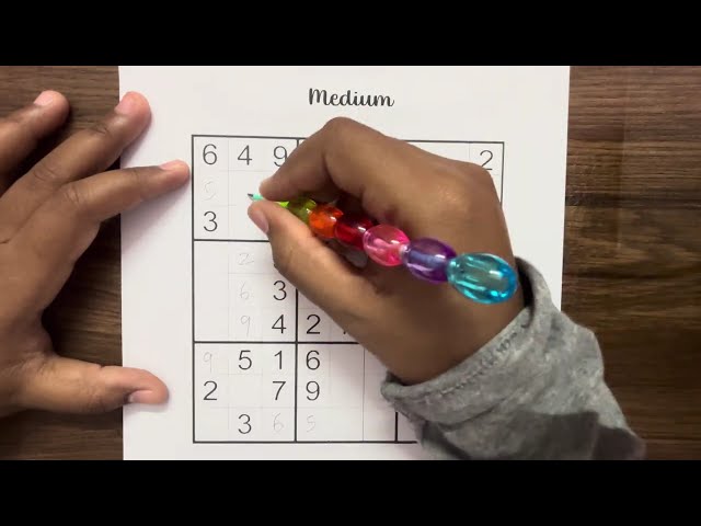 Sudoku Solving 🧩 | Relaxing Logic Puzzle | No Talking