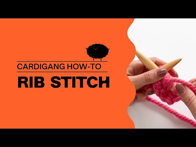 How To Rib Stitch | Learn To Knit With Cardigang