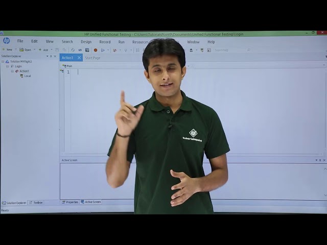 #5 HP UFT / QTP Online Training - Record Sample Application | www.tutorialspoint.com