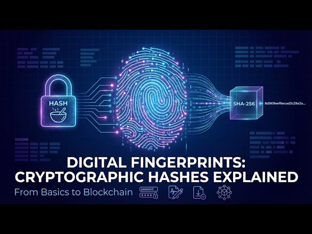 Digital Fingerprints: Cryptographic Hashes Explained — From Basics to Blockchain