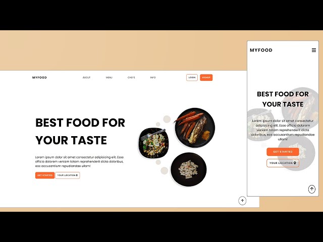How To Make WEBSITE  FOOD RESTAURANT| HTML CSS JAVASCRIPT | Responsive Web Design
