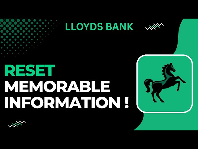 How to Reset Memorable Information on Lloyds Bank 2026 !