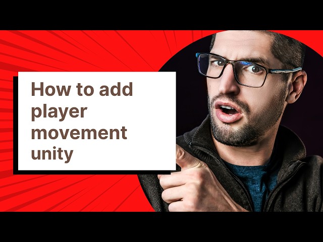 Day 2 of Making My First Game: Adding Player Movement in Unity! 🎮