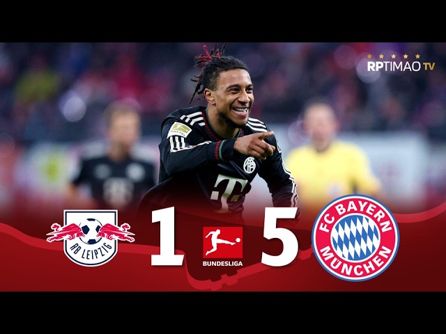 RB Leipzig 1 x 5 Bayern Munich (Olise's Show) ● Bundesliga 2025/26 Goals & Highlights ᴴᴰ
