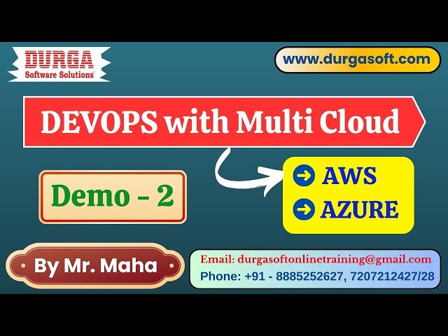 DEVOPS with Multi Cloud (AWS + AZURE) tutorials || Demo - 2 || by Mr. Maha On 12-01-2026 @7AM (IST)