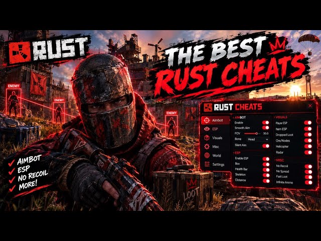 The Best Rust Cheats for Undetected Gameplay (Rust Cheat)