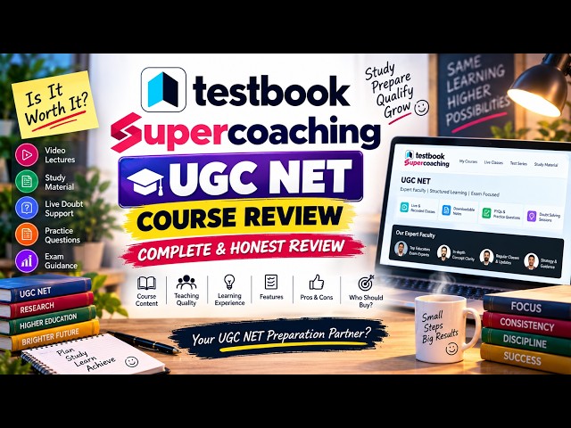 Testbook UGC NET SuperCoaching Review 2026-27 | Is It Worth Buying? | Honest Course Review