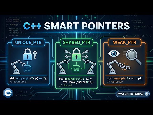 C++ स्मार्ट पॉइंटर्स