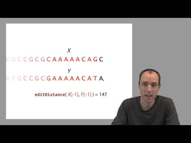 ADS1: Solving the edit distance problem
