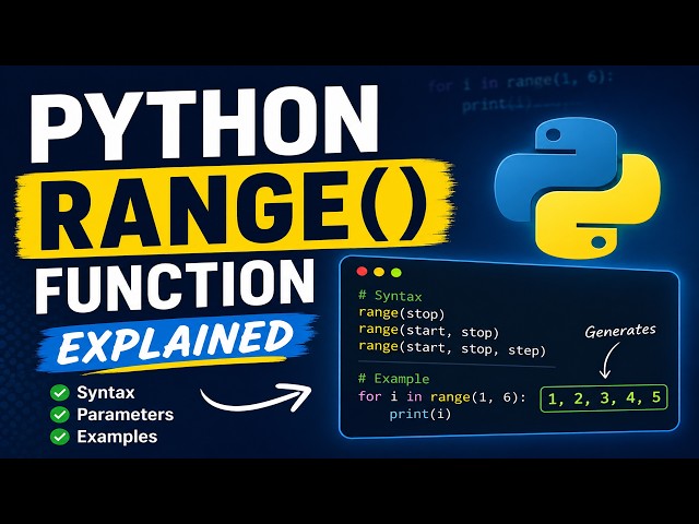 Range Function in Python Programming | Class 11 Computer Science | CBSE