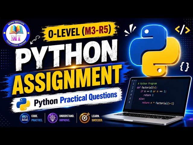 Python Practical O Level 2026 | Python Practical Programming