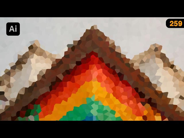 Crystallize Effect in Illustrator