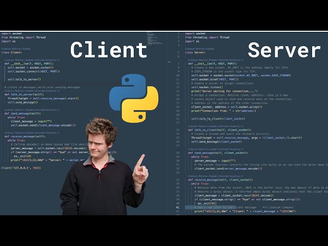 Python Socket Programming - Client Server Messenger