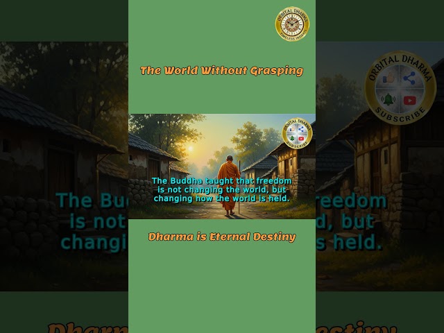 The World Without Grasping : The Ease of Releasing:  Buddha’s teaching on non-holding