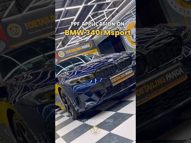 PPF Application On BMW 340i Msport 🐼✅ #ppf #ppfprotection #bmw #bmw340i