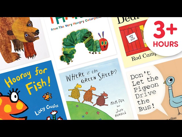 3+ Hours of Animal Storybooks | Read Aloud | Featuring Eric Carle, Mem Fox, Lucy Cousins & More