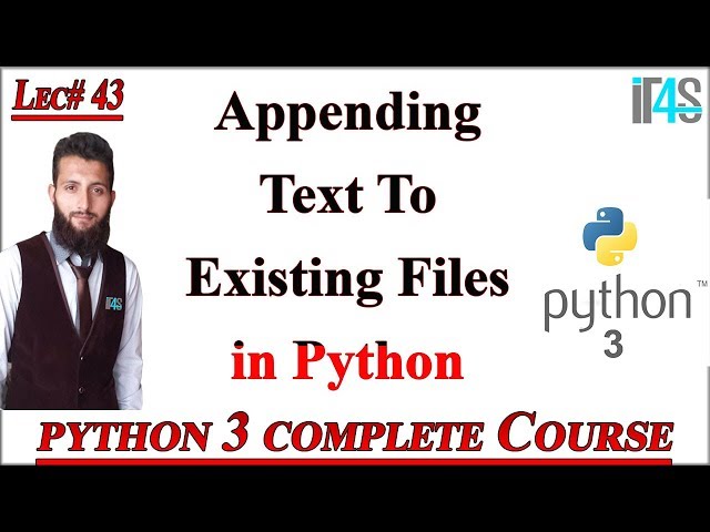 Python Tutorial in Urdu | Hindi | How to Edit External Files Using Python
