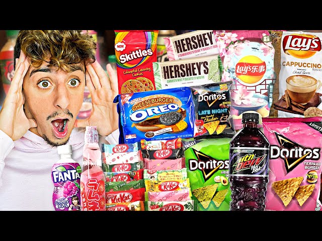 Trying Exotic Snacks for the FIRST TIME! **mouth watering**