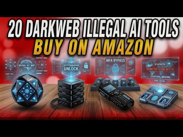 20 "Dark Web" Illegal AI Tools You Can Legally Buy on Amazon!