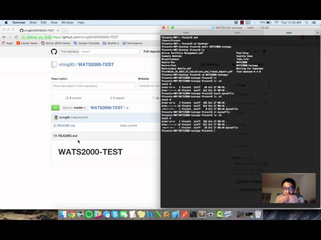 Git and Github Basics Demonstration