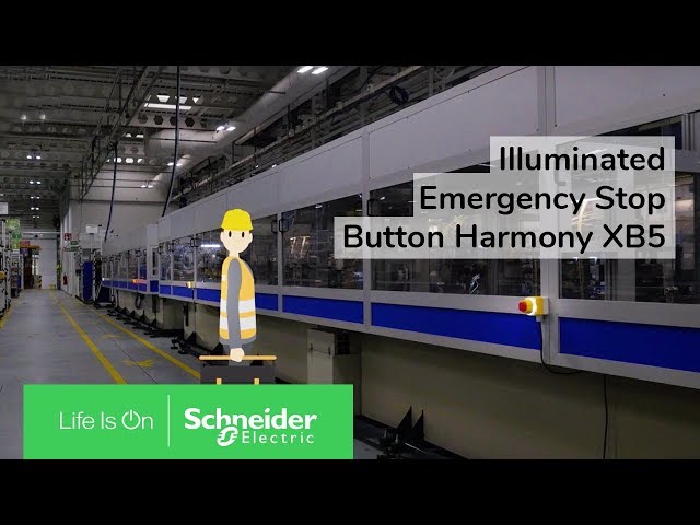 Illuminated E-Stop Quickly Localized to Save Time