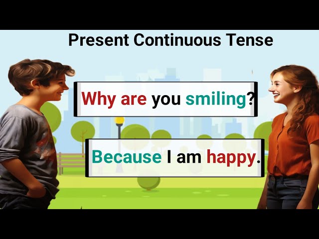 Present Continuous Tense | English Conversation | English Speaking Practice