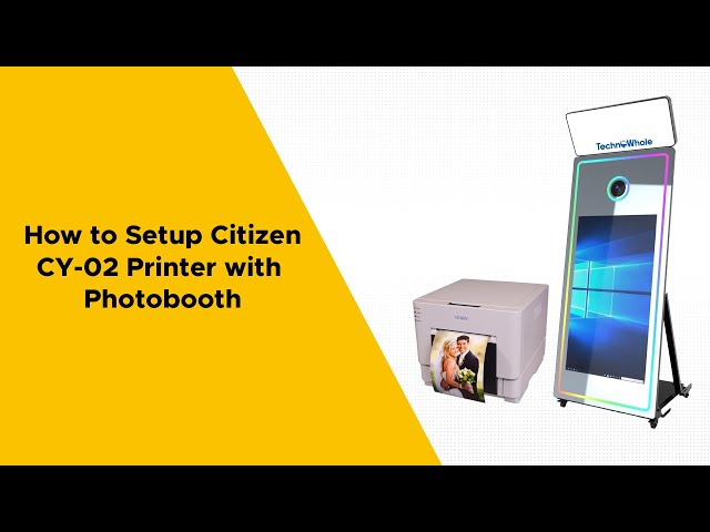 How to Set Up The Citizen Cy-02 Printer With Photobooth طريقة توصيل طابعة سيتيزن مع الفوتوبوث