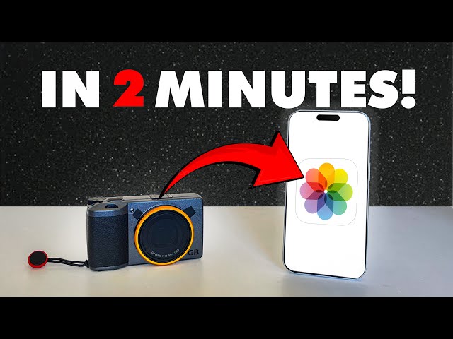 How to Transfer Photos from Ricoh GR III to Your Phone in 2 Minutes!
