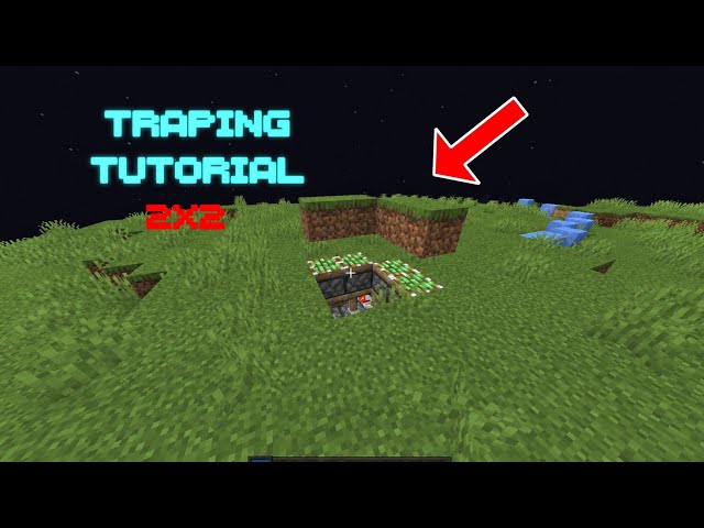 Minecraft: Easy 2x2 Redstone Trap Tutorial (Step-by-Step)