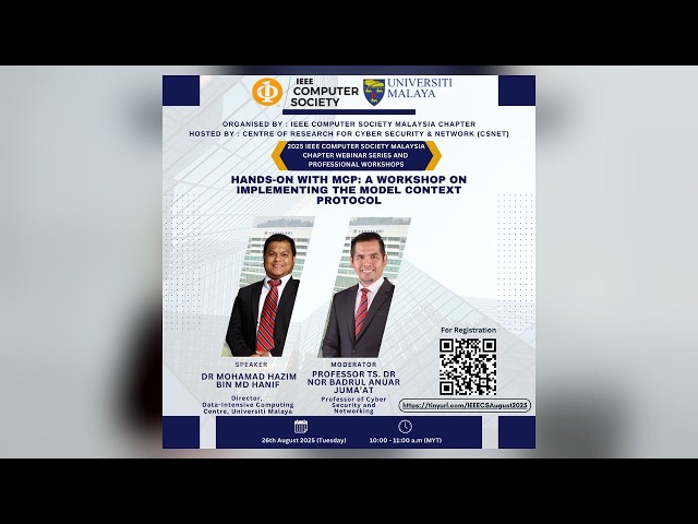 Hands-on with MCP: Implementing the Model Context Protocol | Dr Hazim Hanif | IEEE CS Malaysia