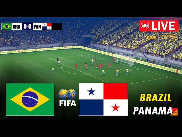 🔴LIVE : BRAZIL vs PANAMA | eFootball PES 21 SImulation Gameplay PC