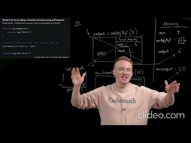 Asynchronous JavaScript & the event loop